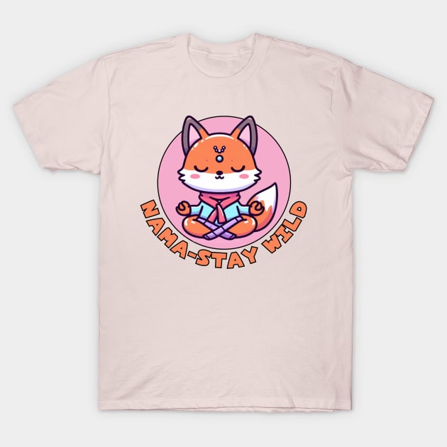 Foxy Yoga instructor T-Shirt by Japanese Fever